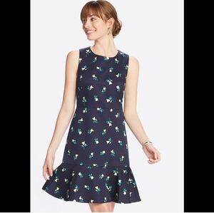 NWT! Draper James, Floral Sheath Dress, Nassau Navy Multi, Size 6, MSRP $125